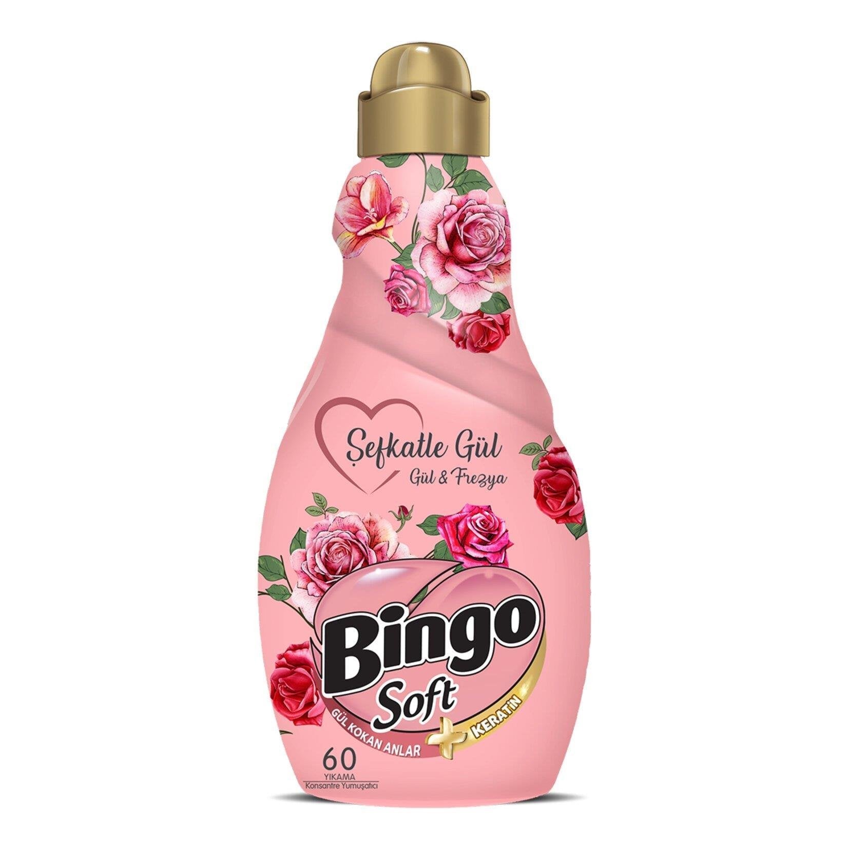 Bingo Soft Weichspüler " Sefkatli Gül" Sanfte-Pflege & Frische 1440 ml