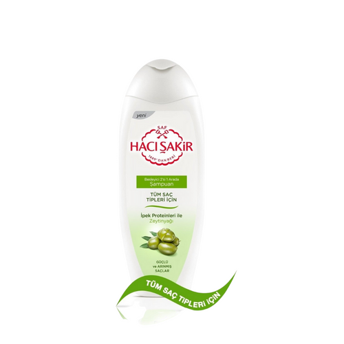 Haci Sakir Oliven Shampoo mit Olivenöl Unisex Oliven Shampoo