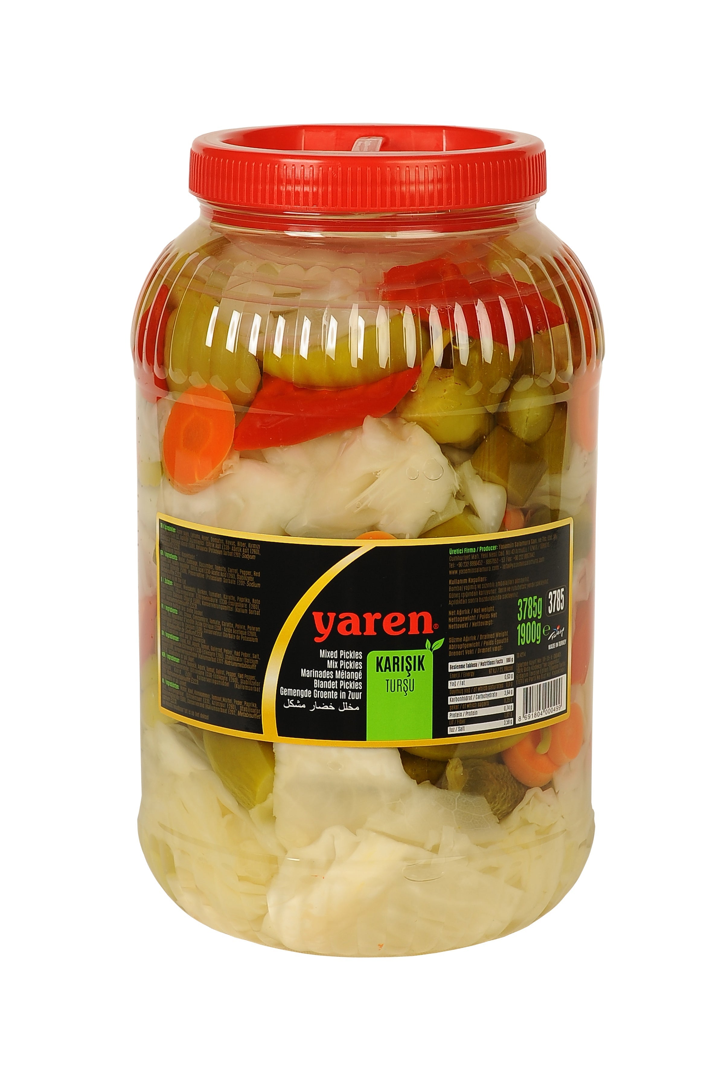 Yaren Mischgemüse in Salzlake Karisik Tursu 3785 CC