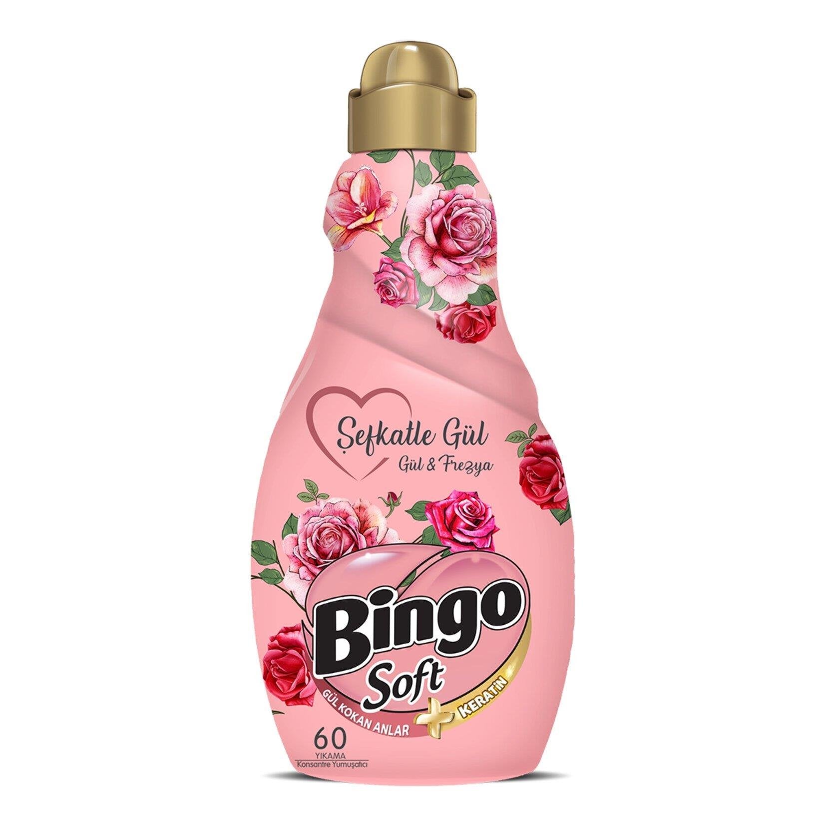 Bingo  Soft Weichspüler " Sefkatli Gül" Sanfte-Pflege & Frische 1440 ml