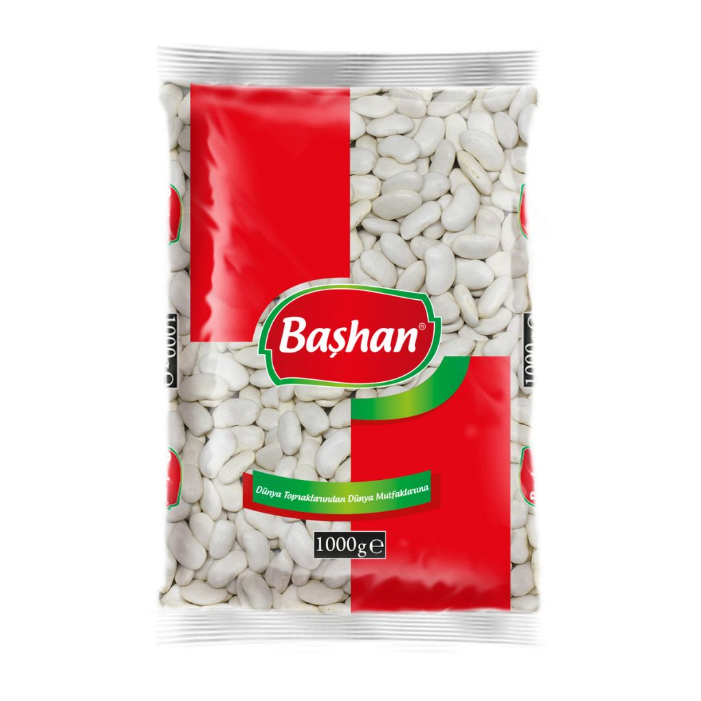 Başhan Kirgiz Cali Fasülye – Luxuriöse Buschbohnen 10 mm, 1 kg