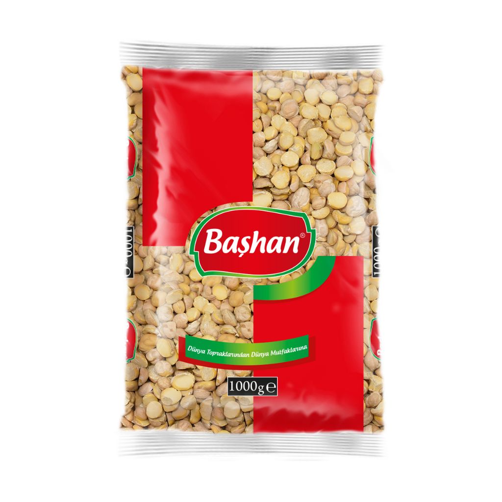 Başhan Gourmet Kichererbsen Gebrochen – Ideal für Hummus & Mehr, 1 kg