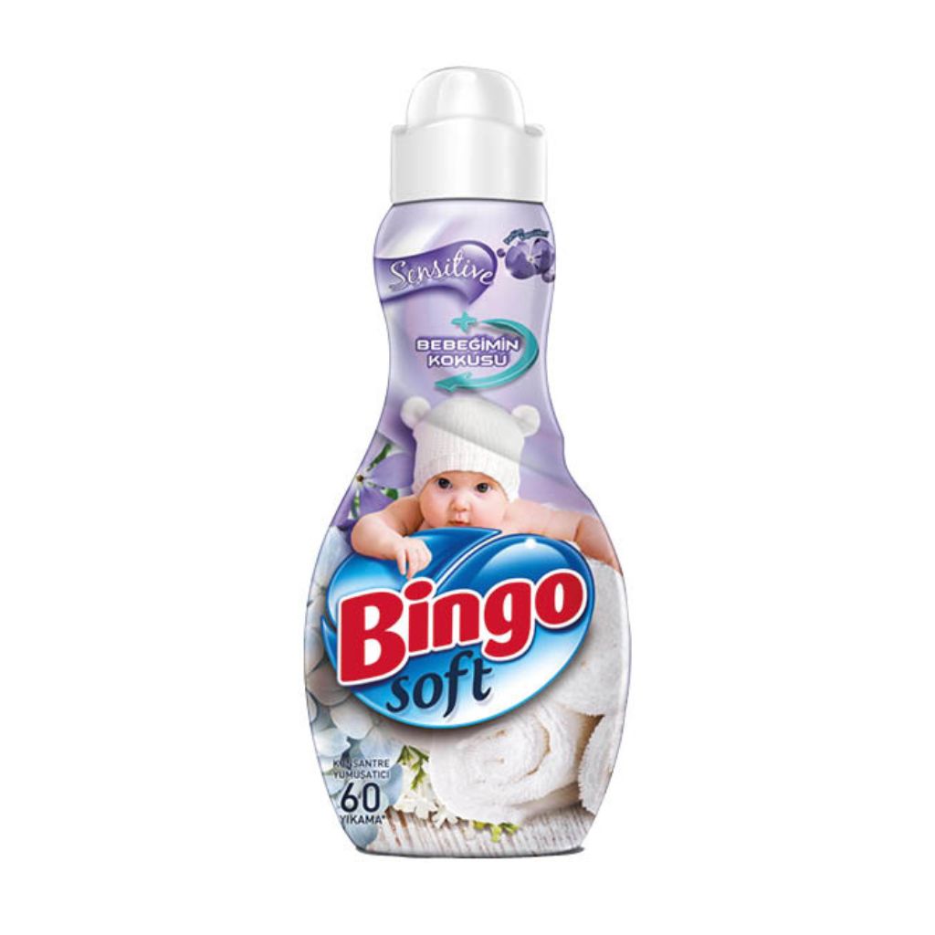 BINGO Soft "Pure Touch" Sensitive Weichspüler – 1440 ml für sensible Haut