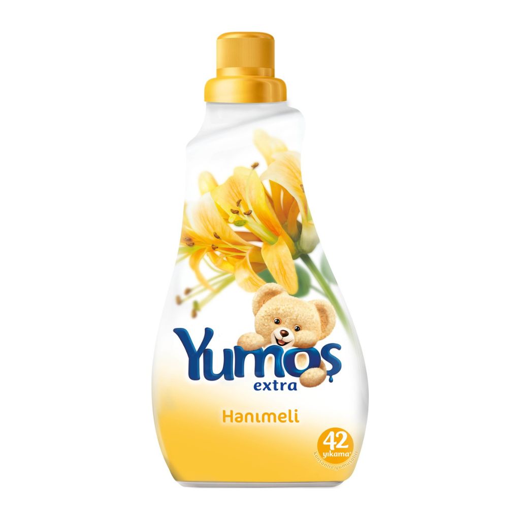 Yumos Konzentrierter Weichspüler Hanimeli - Sanfte Pflege und blumige Frische für Ihre Wäsche, 1440 ml