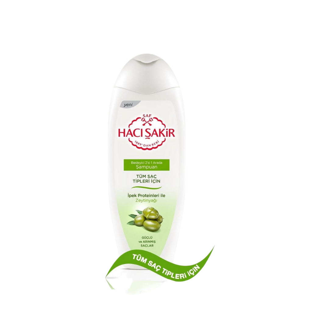 Haci Sakir Oliven Shampoo mit Olivenöl Unisex Oliven Shampoo