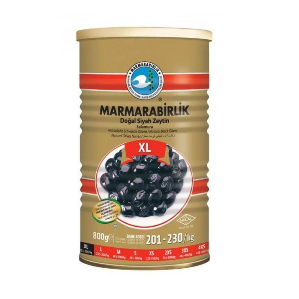 Marmarabirlik Schwarze Oliven (MEGA) 