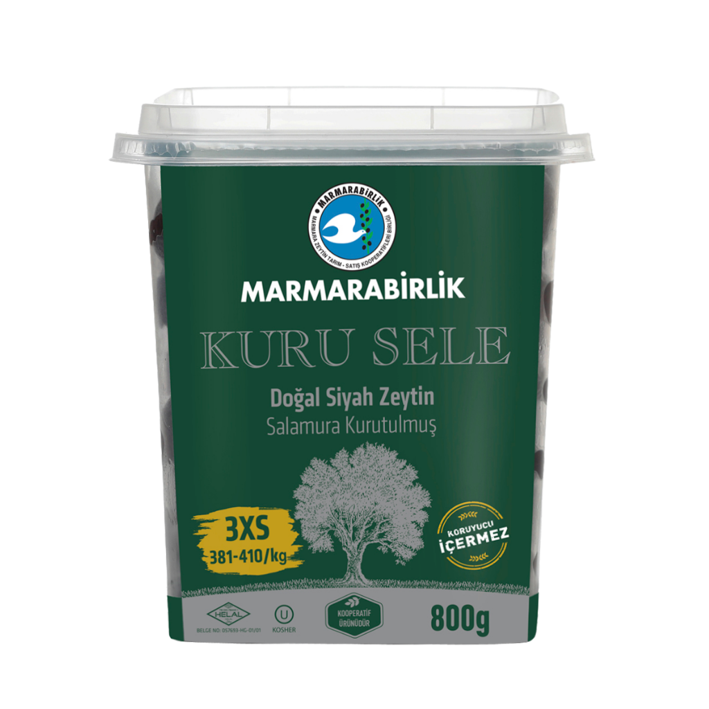 Marmarabirlik Schwarze Oliven (KURU SELE) 